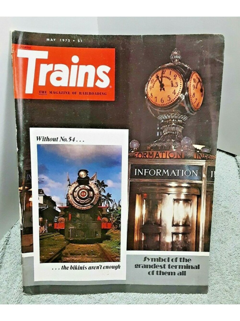 Trains Magazine May 1975 train railroad